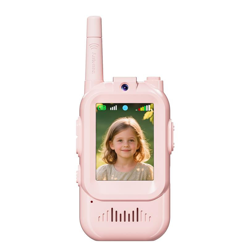 Aontess Kids Video Walkie Talkies Toys- 2 Pack, Long Range,No Internet Connection Required, with Camera, Ideal for 3 - 12 Year Olds, Perfect for Outdoor Play & Indoor Fun,Holiday Gifts for Children, Christmas Gifts