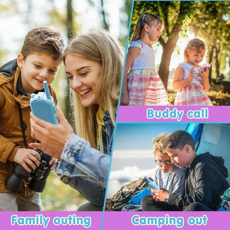 Aontess Kids Video Walkie Talkies Toys- 2 Pack, Long Range,No Internet Connection Required, with Camera, Ideal for 3 - 12 Year Olds, Perfect for Outdoor Play & Indoor Fun,Holiday Gifts for Children, Christmas Gifts